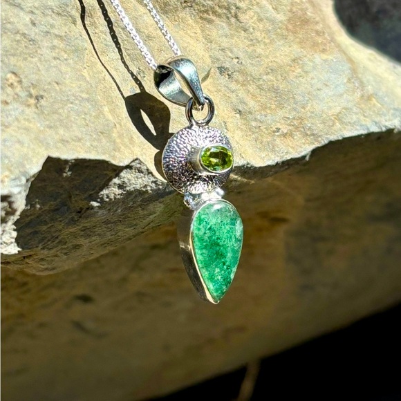 Adventurine & Peridot Necklace - Picture 12 of 15